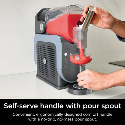 Ninja SLUSHi 88oz Professional Frozen Drink Maker with RapidChill Technology 5 Preset Programs Gray FS301