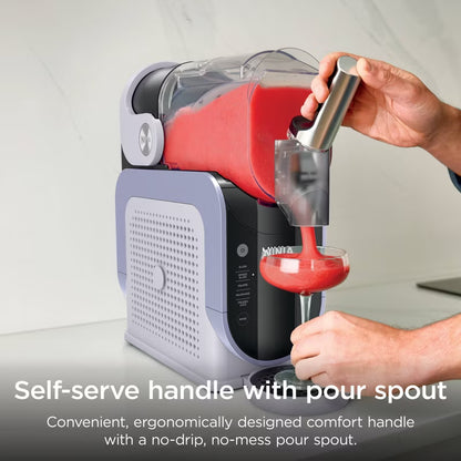 Ninja SLUSHi 88oz Professional Frozen Drink Maker with RapidChill Technology 5 Preset Programs Lavender FS301PU
