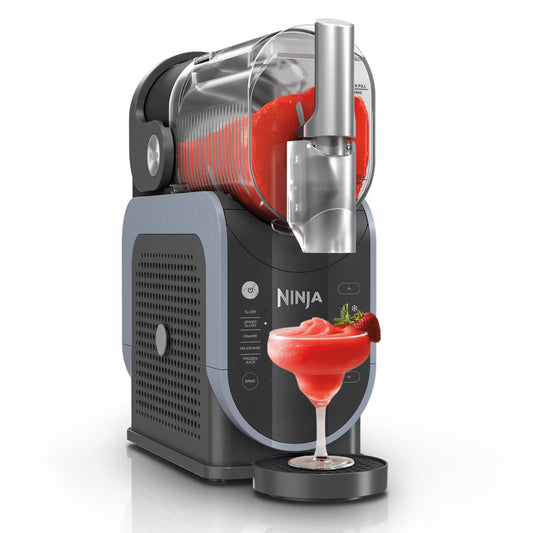 Ninja SLUSHi 88oz Professional Frozen Drink Maker with RapidChill Technology 5 Preset Programs Gray FS301