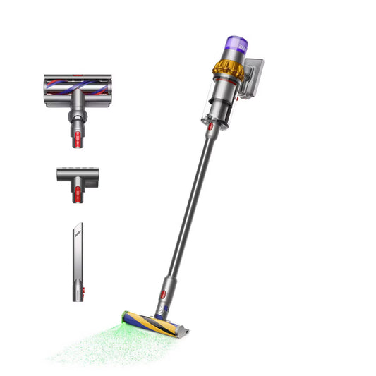 Dyson Detect Cordless Stick Vacuum V15 9.8" Cleaning Path Yellow/Silver