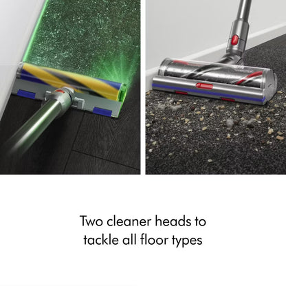 Dyson Detect Cordless Stick Vacuum V15 9.8" Cleaning Path Yellow/Silver